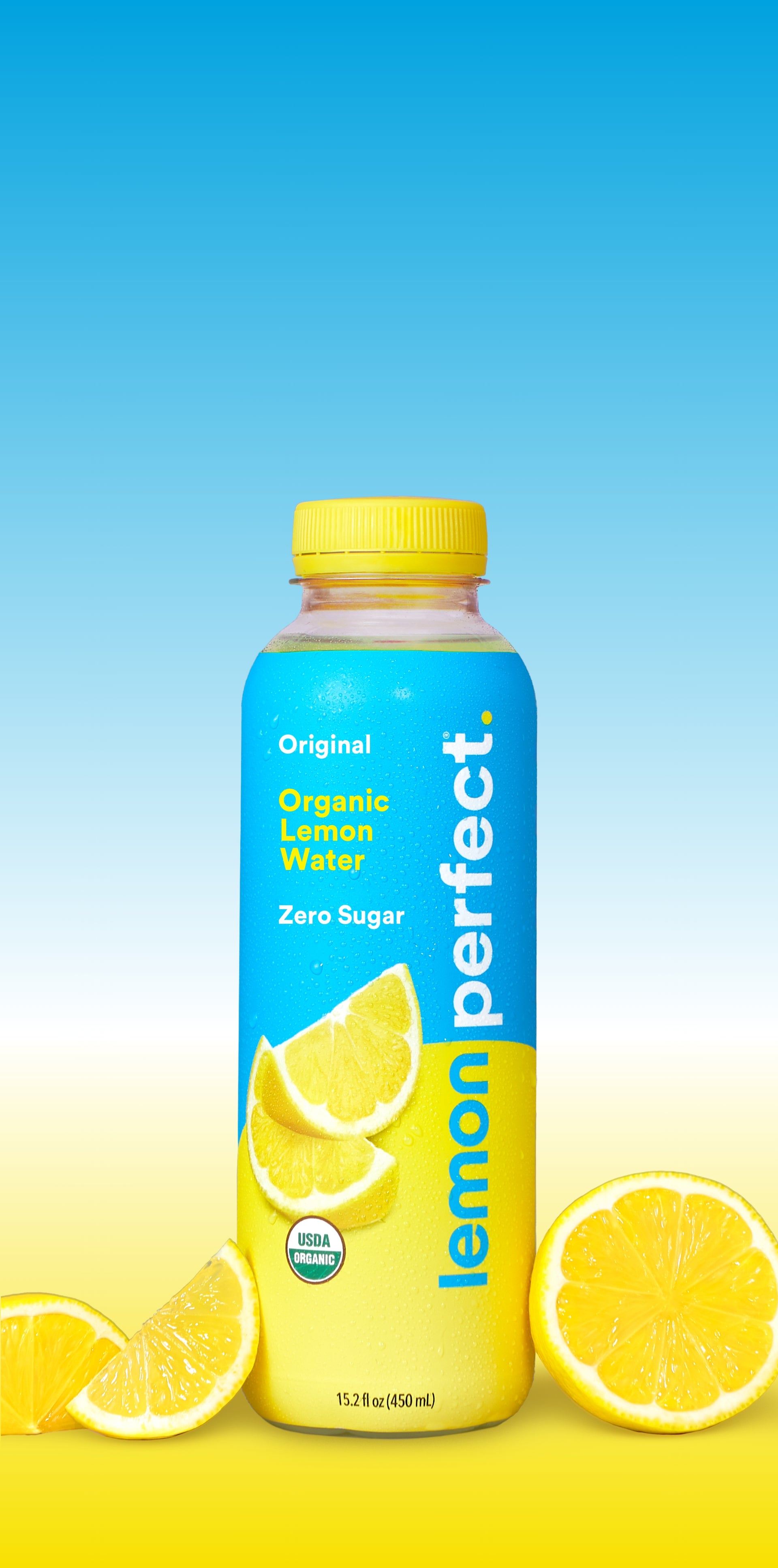 Lemon Perfect - Organic. Zero Sugar. 100% DV vitamin C.