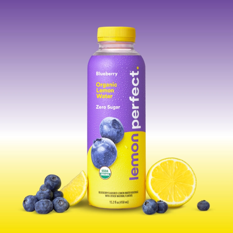 Lemon Perfect Peach Zero Sugar Organic Lemon Water